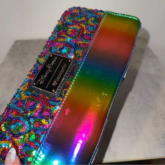 Disney Parks Loungefly Sequin Mickey Mouse Rainbow Set (Wallet LE) - Picture 10 of 11